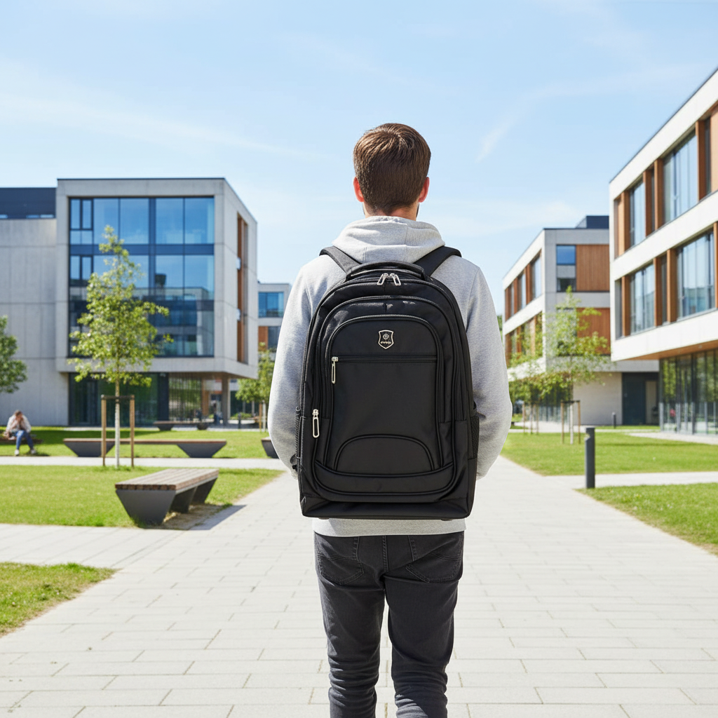 Rygsæk på campus